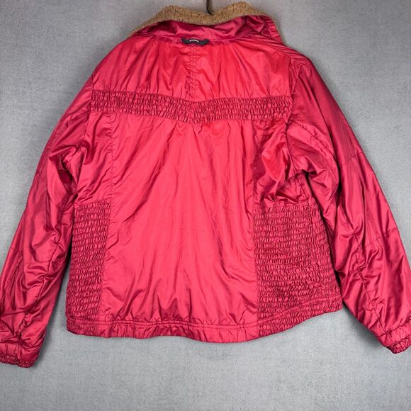 Columbia Jacket Women’s Large Maroon Interchange Omni Shield Lined Ski Jacket - Picture 3 of 11